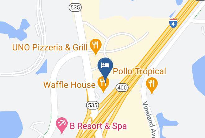 Orange - Radisson Hotel Orlando Lake Buena Vista Maps