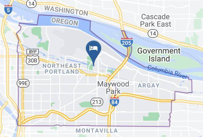 Multnomah - Radisson Hotel Portland Airport Maps