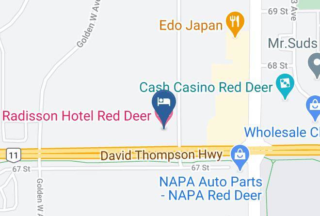 Division 8 - Radisson Hotel Red Deer Maps