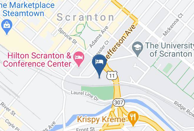 Lackawanna - Radisson Lackawanna Station Hotel Scranton Maps
