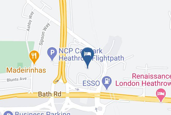 London - Radisson Red Hotel London Heathrow Maps