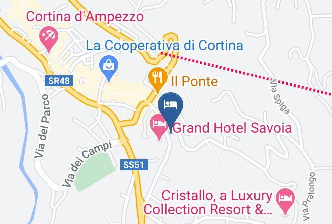 Belluno - Radisson Residences Savoia Palace Cortina Dampezzo Maps