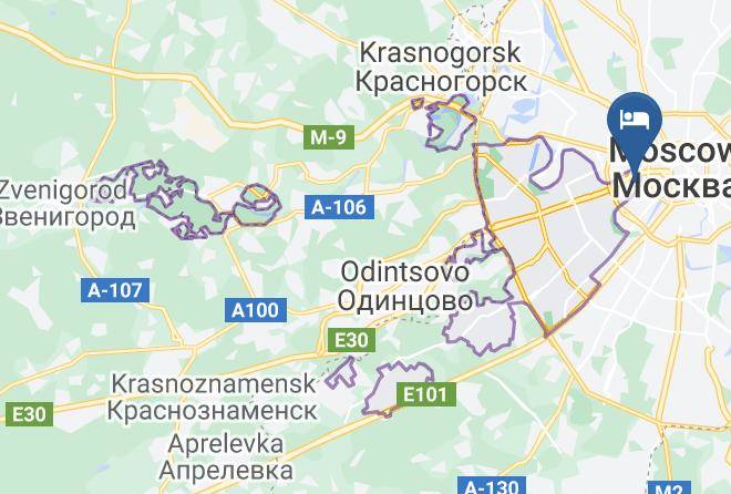 Radisson Slavyanskaya Hotel & Business Center Moscow Map