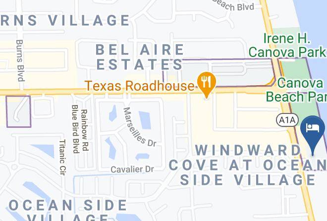 Brevard - Radisson Suite Hotel Oceanfront Maps