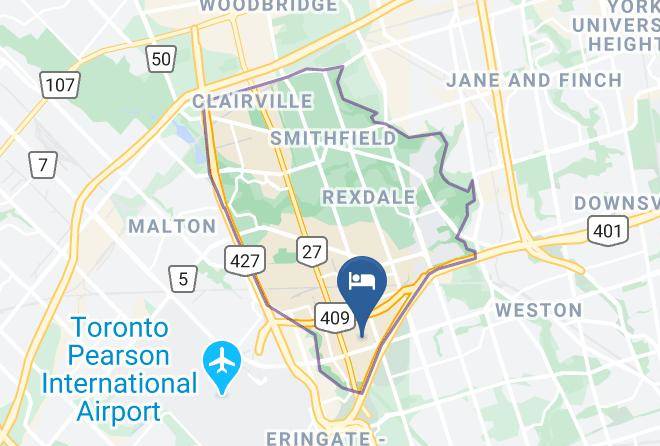 Radisson Suite Hotel Toronto Airport Map