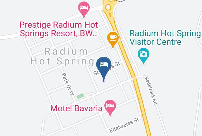 East Kootenay - Radium Park Lodge Maps