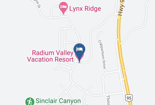 East Kootenay - Radium Valley Vacation Resort Maps