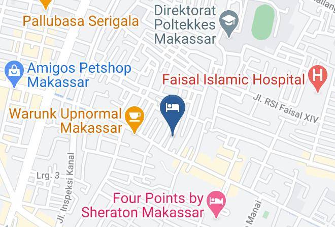 Makassar - Radja Kost Landak Baru Maps