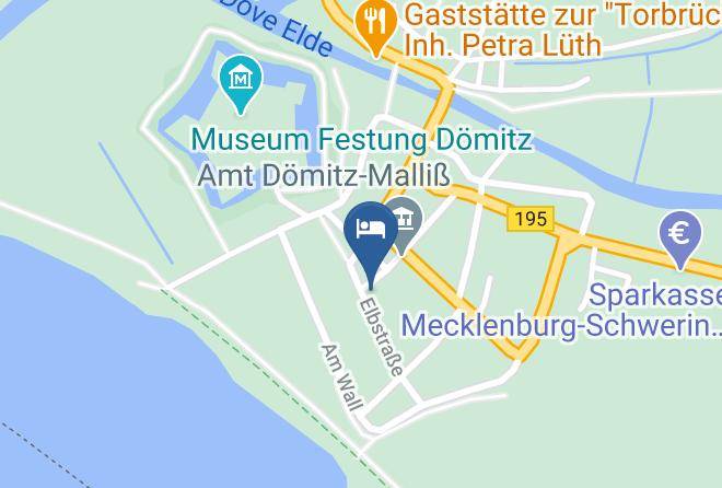 Ludwigslust Parchim - Radlerpension Domitz Maps