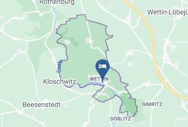 Saalekreis - Radlerpension Wettin Hofflin Maps