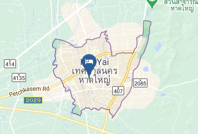 Rado Hotel Hatyai Map - Songkhla - Amphoe Hat Yai