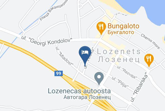 Tsarevo - Rado's Hotel Maps