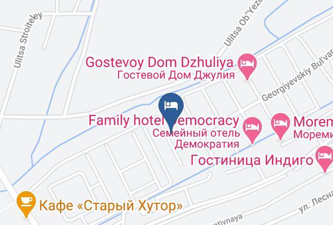 Anapa - Raduzhny Hotel Maps