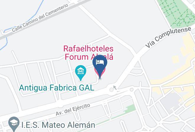 Madrid - Rafaelhoteles Forum Alcala Maps