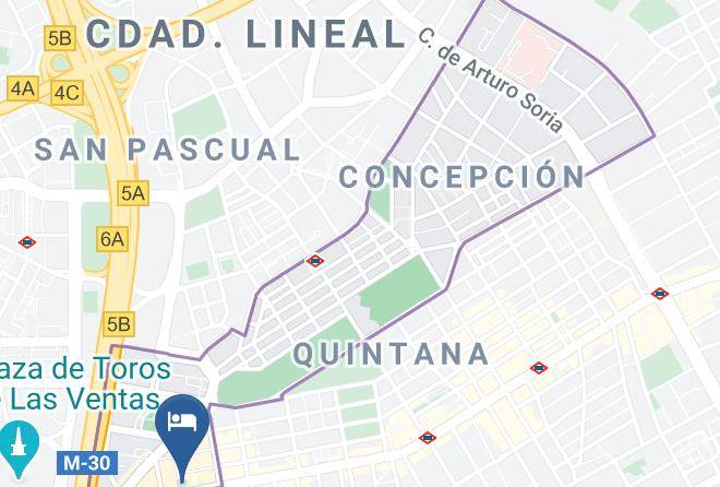 Madrid - Rafaelhoteles Ventas Maps