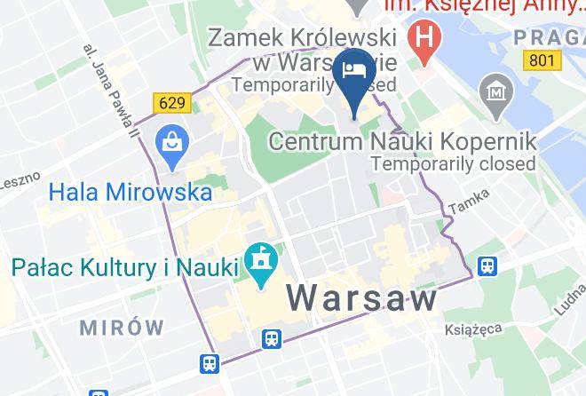 Warsaw - Raffles Europejski Warsaw Maps