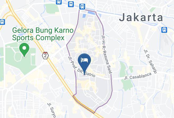 Hotel Raffles Jakarta Map - Jakarta - Jakarta Selatan