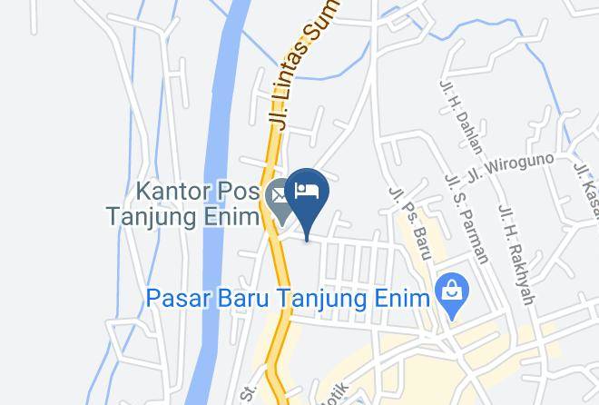 Muara Enim Regency - Rafflesia Hotel Maps