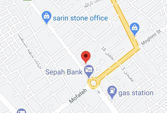 Kerman - Rafsanjan Tourism Hotel Maps