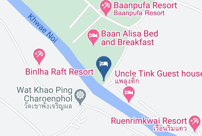 Amphoe Sai Yok - Raft Mam Tour Maps