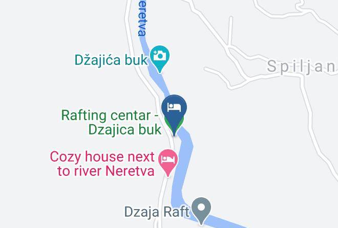 Hercegovacko Neretvanski - Rafting Centar Dzajica Buk Maps