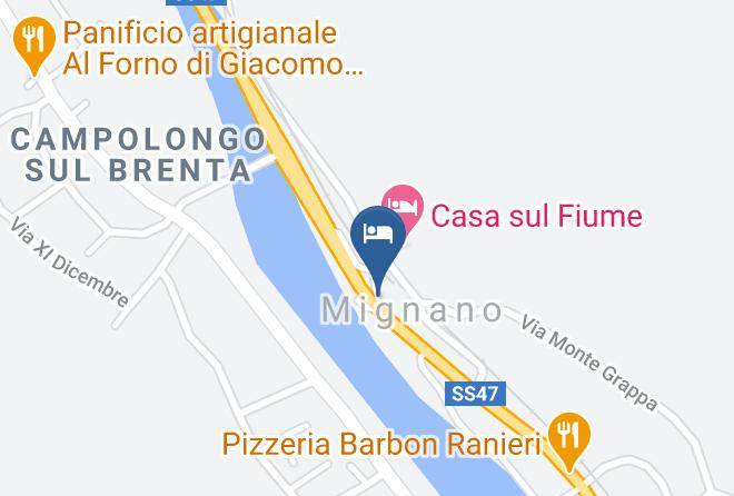 Vicenza - Rafting Hotel Ai Cavallini Maps