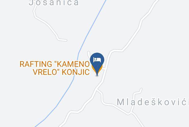 Rafting Kameno Vrelo Konjic Map