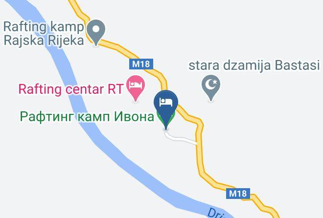 Foca - Rafting Kamp Ivona Maps