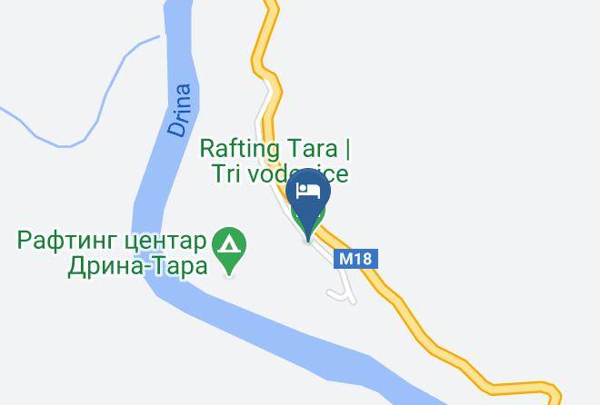 Foca - Rafting Tara Tri Vodenice Maps