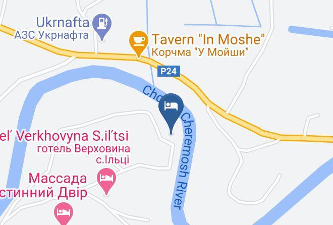 Verkhovyna Raion - Raftynh Kemp Riv'yera Maps