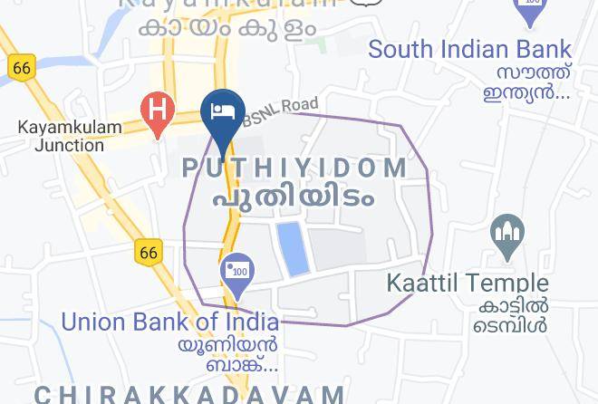 Karthikappally - Raga Residency Budget Hotel Maps