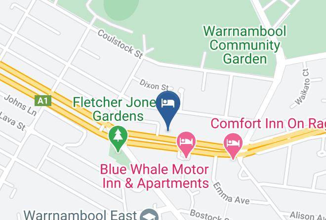 Warrnambool - Raglan Motor Inn Maps