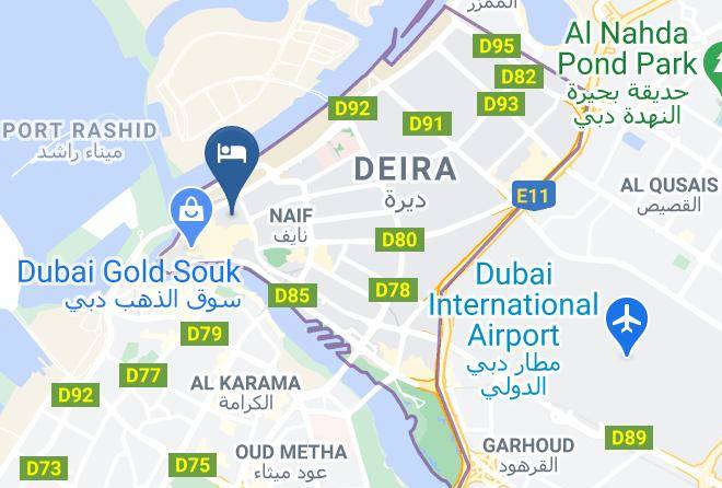 Dubai - Rahab Hotel Maps