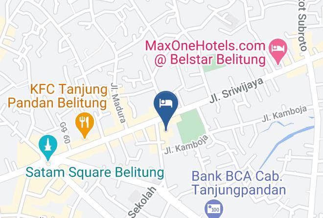 Belitung Regency - Rahat Icon Hotel Maps