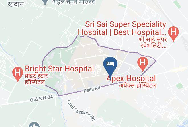 Moradabad - Rahi Tourist Bungalow Maps