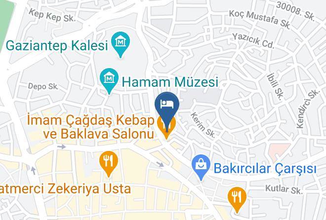 Sahinbey - Rahmi Bey Konagi Butik Otel Maps