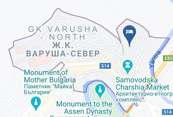 Veliko Tarnovo - Rahoff Hotel Maps