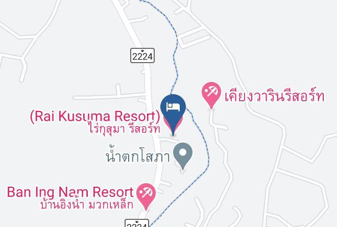 Amphoe Muak Lek - Rai Kusuma Resort Maps