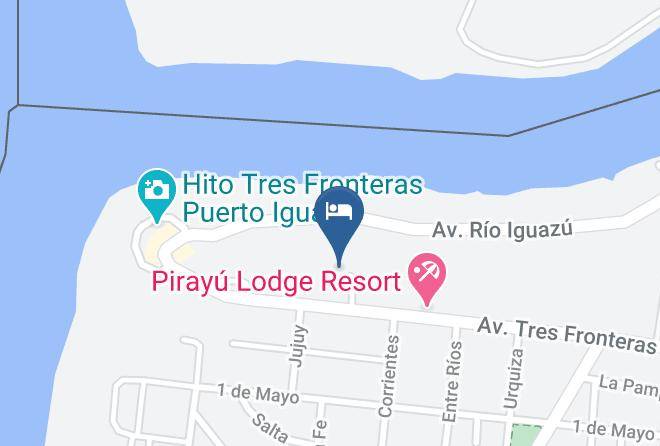 Puerto Esperanza - Raices Esturion Hotel Maps