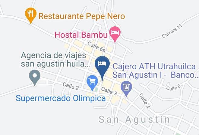 San Agustin - Raices Hotel Maps