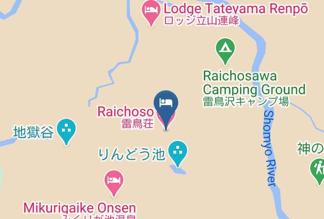 Tateyama Townnakaniikawa District - Raichoso Maps