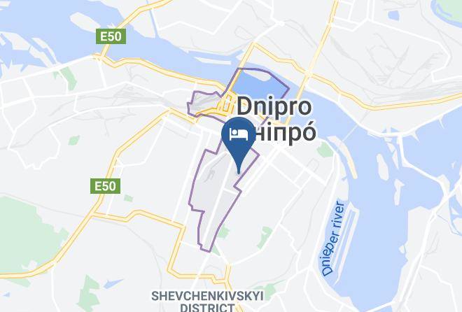 Dnipro - Raikomovskaya Hotel Maps