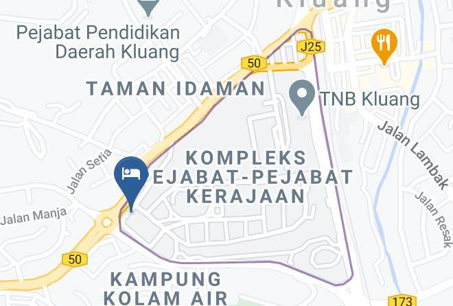 Keluang - Rail Hotel Maps