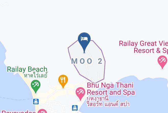 Mueang Krabi District - Railay Phutawan Resort Maps