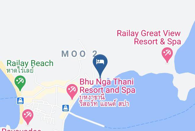Mueang Krabi District - Railay Rapala Rock Wood Resort Maps