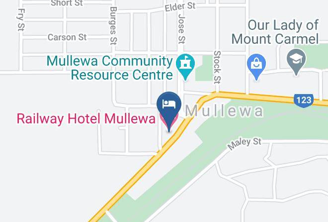 Greater Geraldton - Railway Hotel Mullewa Maps