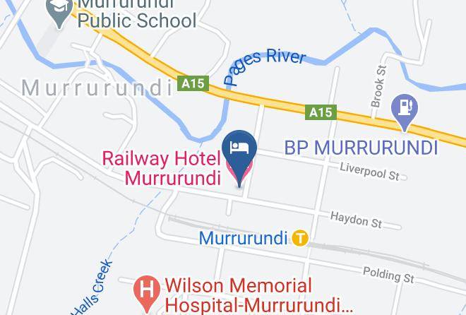 Upper Hunter Shire - Railway Hotel Murrurundi Maps