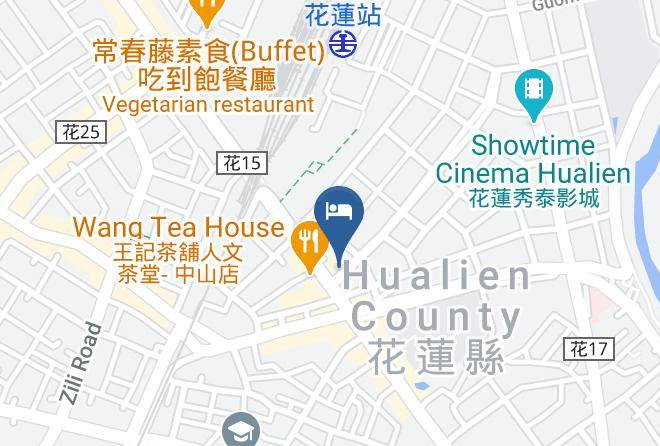 A Good Man's Hostel Mapa - Taiwan - Hualiennty