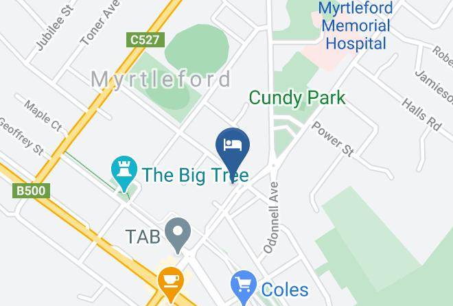 Alpine - Railway Motel Myrtleford Maps