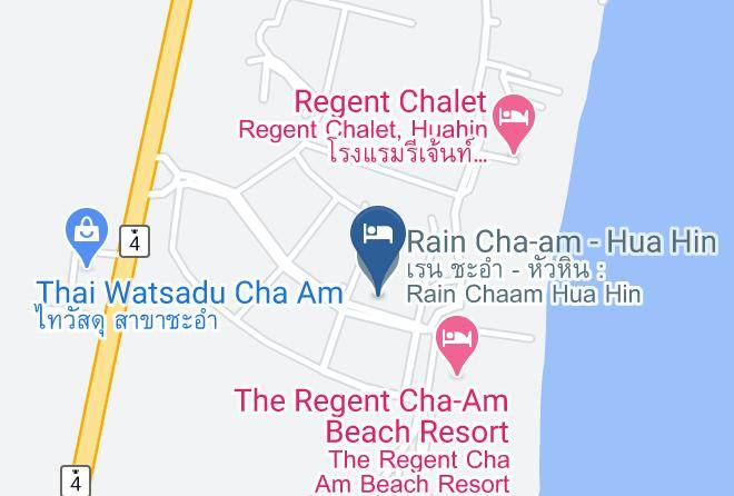 Amphoe Cha Am - Rain Cha Am Hua Hin Maps